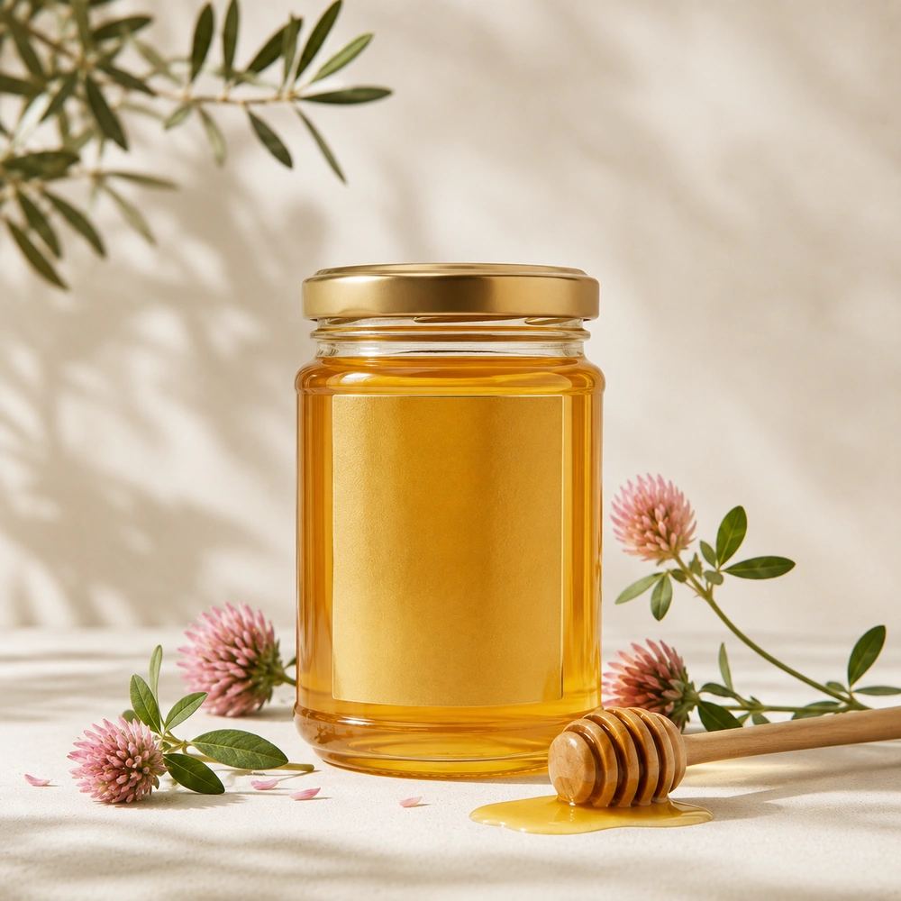 Clover honey jar