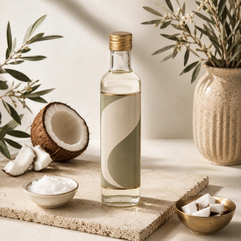Coconut oil jar